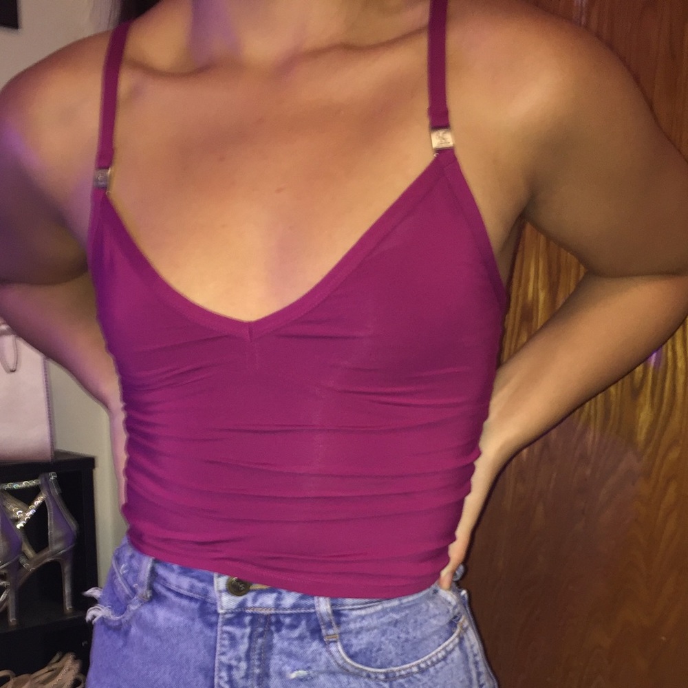 Pink Calvin Klein tank top